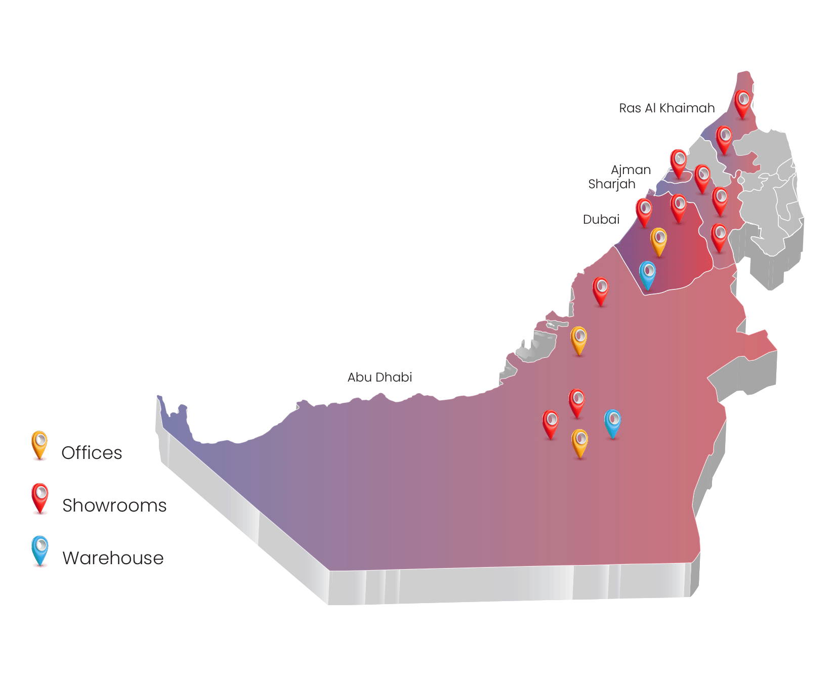 Saf Line UAE map